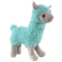 Elka Plush Toy.- Turquoise Llama