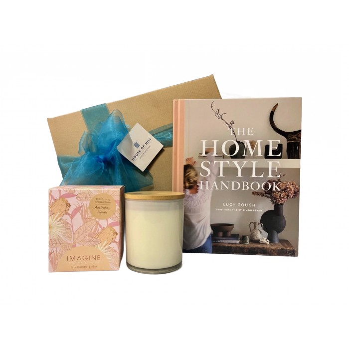 Home Happiness - Book and Candle Gift Hamper