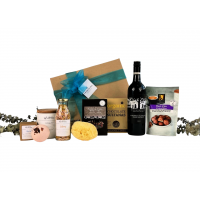 Natural Pamper Hamper with Organic Wine, Candle & Bath Treats