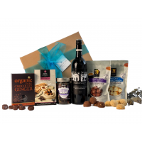 Organic Premium Red Wine & Sweet Treats Gift Hamper