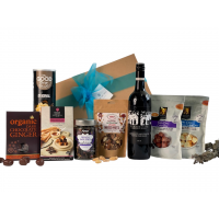 Premium Food & Organic Red Wine Gift Hamper (Medium)