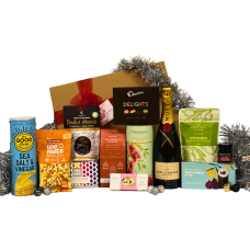 *Christmas Deluxe Champagne & Premium Food Hamper (Large)