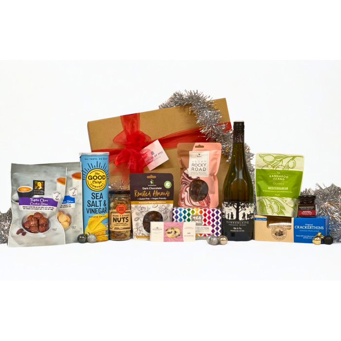 *Christmas Gluten Free Premium Food & Organic GF Wine Gift Hamper (Medium) *Christmas Gluten Free Premium Food & Organic GF Wine Gift Hamper (Medium)