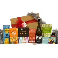 *Christmas Premium Food & Organic Wine Gift Hamper (Medium)