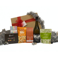 *Christmas Premium Food & Organic Wine Gift Hamper (Small)