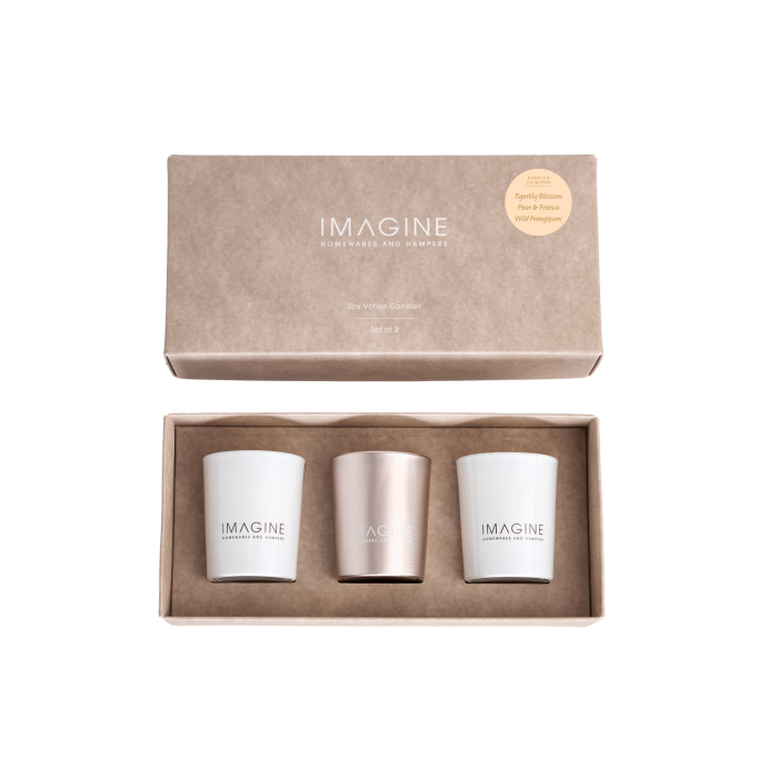 Votive Candle Set - Tigerlily Blossom, Pear & Freesia, Wild Frangipani